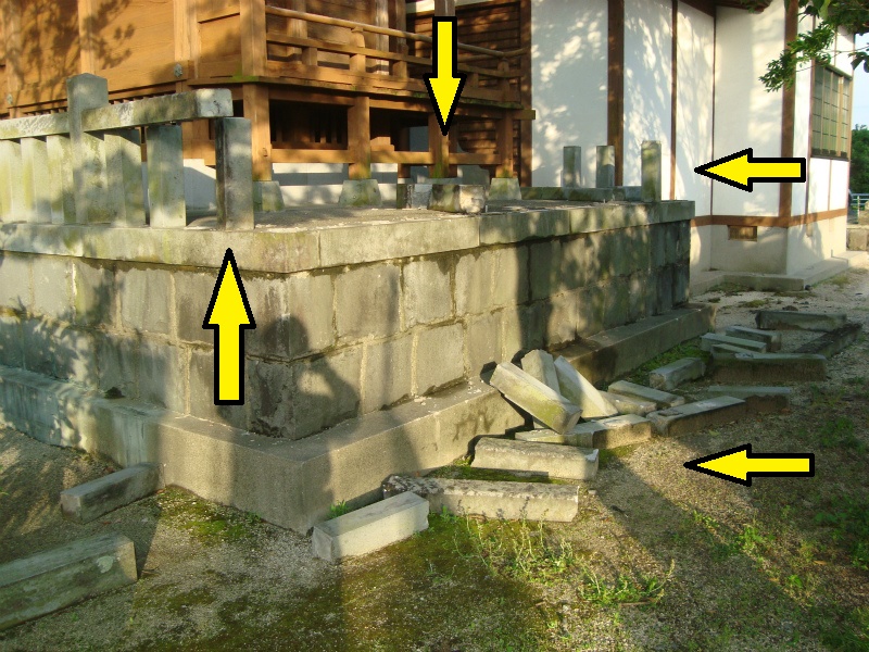 熊本地震出仲間神社被害