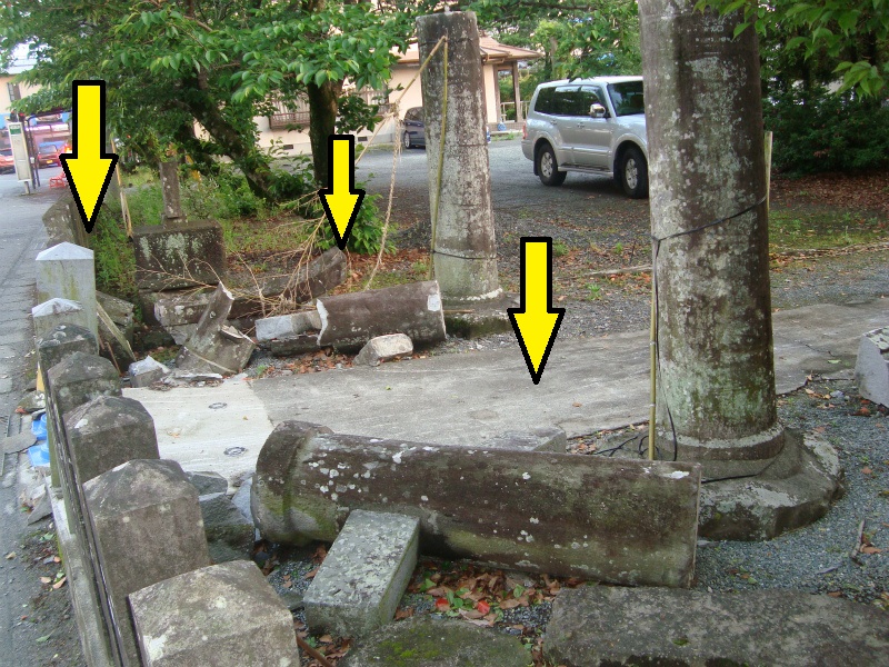 熊本地震良間日吉神社被害