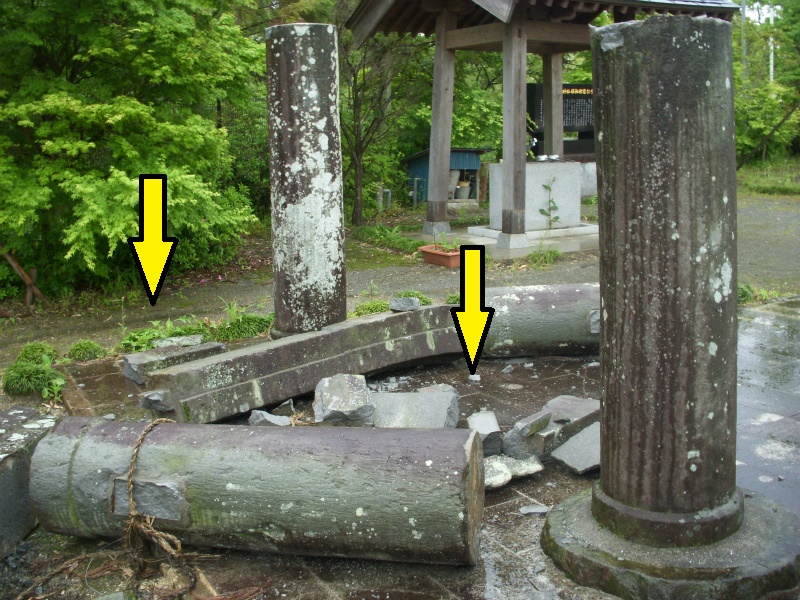 熊本地震木部阿蘇神社被害