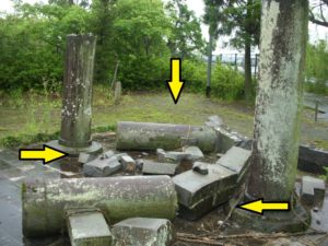 熊本地震木部阿蘇神社被害