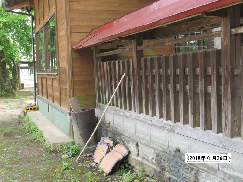 笛田神社熊本地震から２年後山田神社
